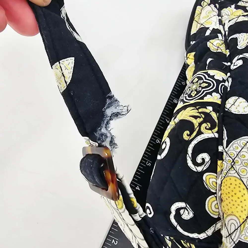 Y2K Vera Bradley Backpack Yellow Bird Floral Retired Quilted Cotton Bag Boho